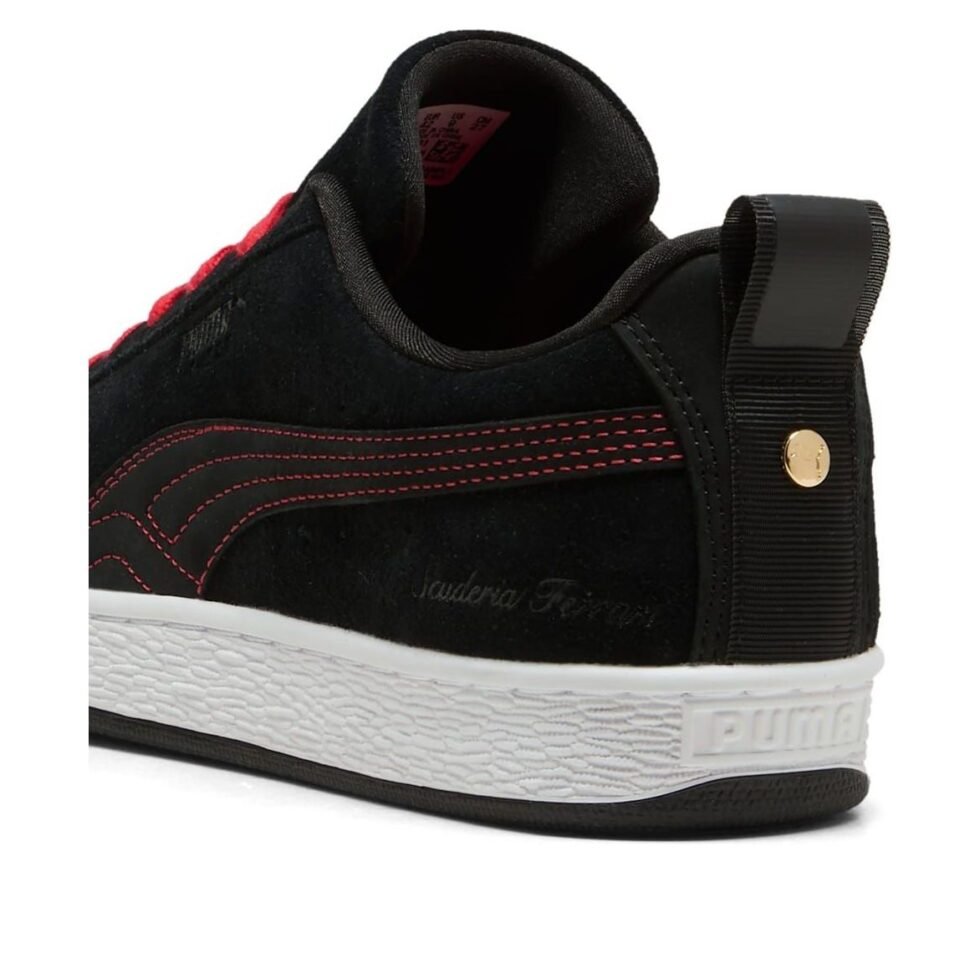 PUMA x Scuderia Ferrari Suede OG 'Black White' 309428-01 - Image 4