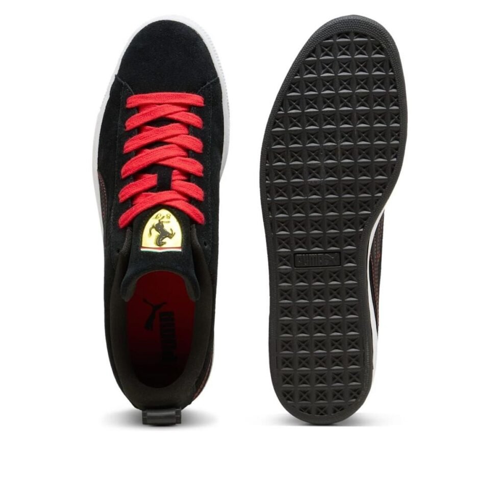 PUMA x Scuderia Ferrari Suede OG 'Black White' 309428-01 - Image 5