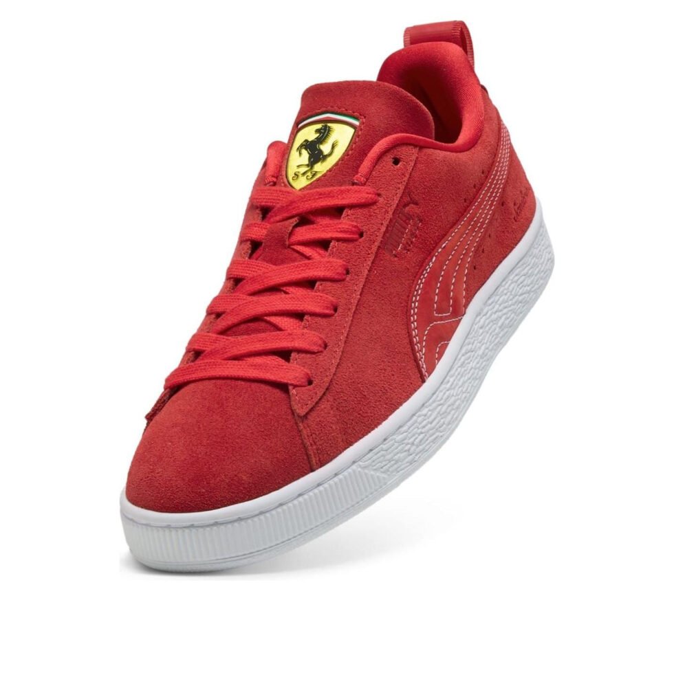 PUMA Scuderia Ferrari Suede OG 'Rosso Corsa White' 309428-02 - Image 3