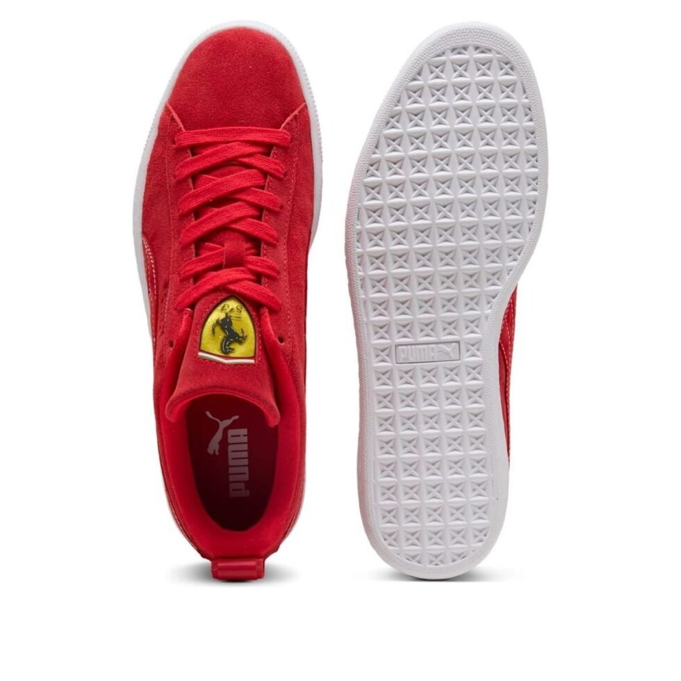 PUMA Scuderia Ferrari Suede OG 'Rosso Corsa White' 309428-02 - Image 5