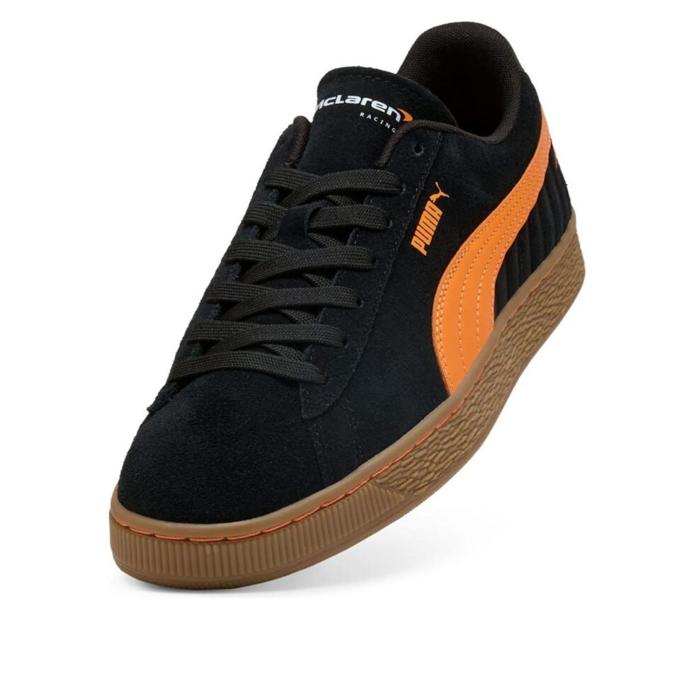 PUMA x Mclaren Racing Suede OG 'Black Papaya' 309469-01 - Image 3