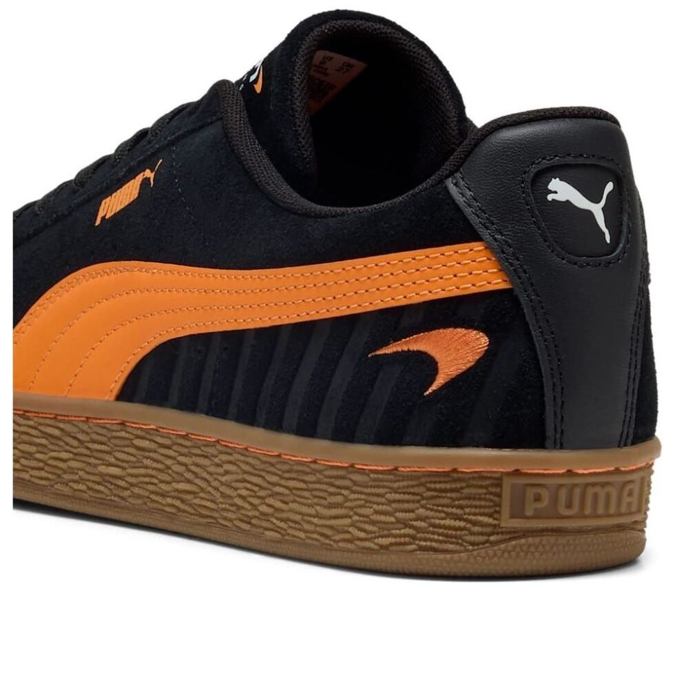 PUMA x Mclaren Racing Suede OG 'Black Papaya' 309469-01 - Image 4