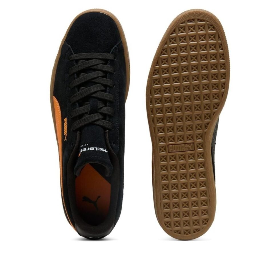 PUMA x Mclaren Racing Suede OG 'Black Papaya' 309469-01 - Image 5