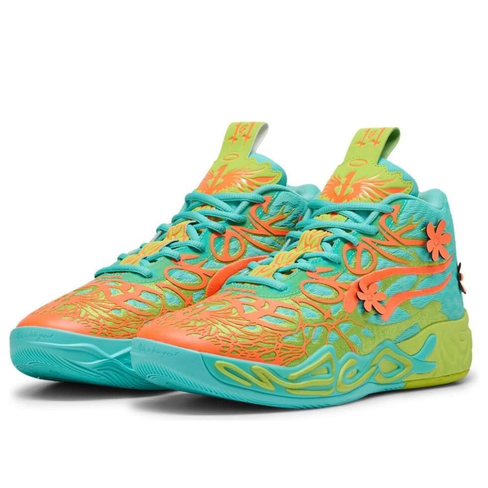 PUMA MB.04 x Scooby-Doo 'Aquatic Lime Smash Heat Fire' 310776-01 - Image 3