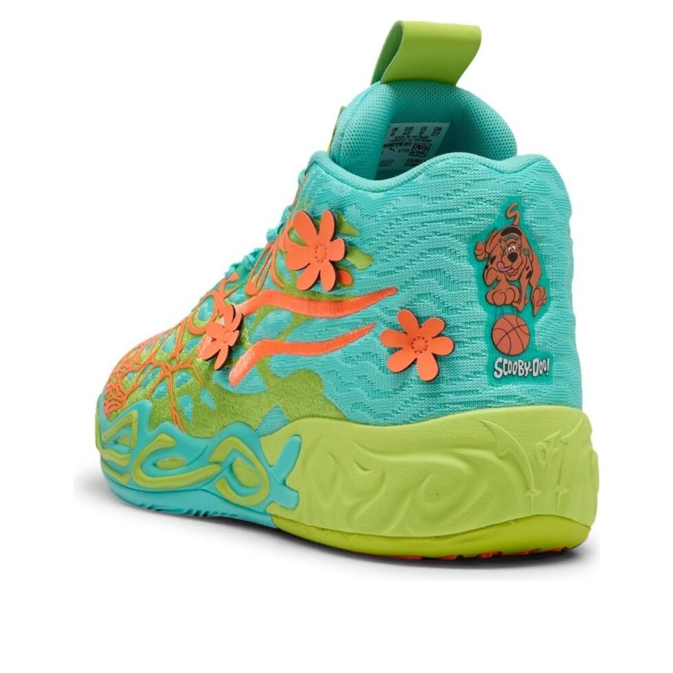 PUMA MB.04 x Scooby-Doo 'Aquatic Lime Smash Heat Fire' 310776-01 - Image 6