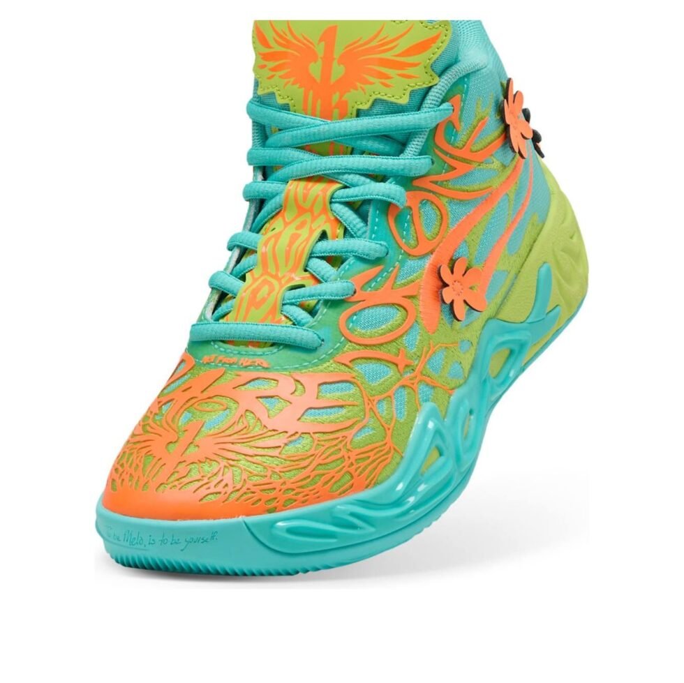 (GS) PUMA MB.04 x Scooby-Doo 'Aquatic Lime Smash Heat Fire' 310777-01 - Image 5