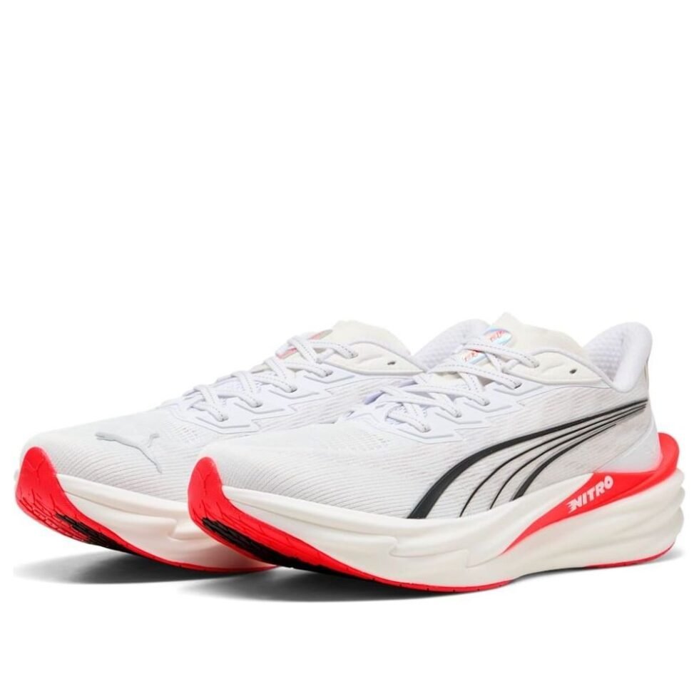 PUMA Deviate Nitro 'White Ultra Red' 312123-26 - Image 2