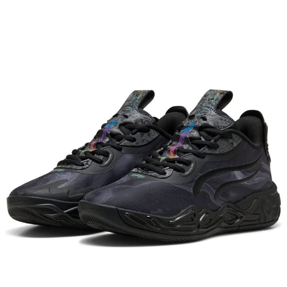 (GS) PUMA MB.04 Lo Team 'Black Dark Amethyst' 312177-01 - Image 6