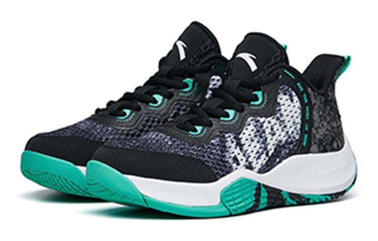 (GS) ANTA Basketball Series Sneakers 'Black Green White' 312221103-3 - Image 3