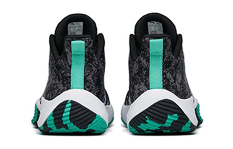 (GS) ANTA Basketball Series Sneakers 'Black Green White' 312221103-3 - Image 5