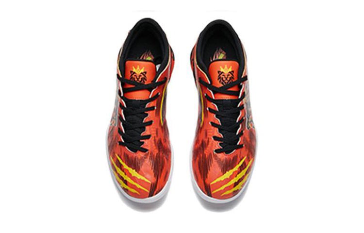 (GS) ANTA Soccer Series Sneakers 'Orange Tiger' 312232212-2 - Image 4