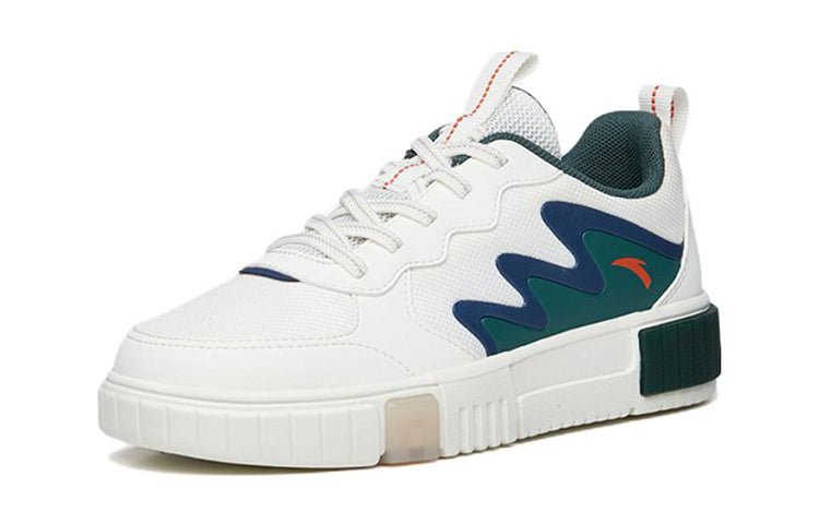 (GS) ANTA Skateboarding Series Sneakers 'White Dark Green' 312238006-7 - Image 2