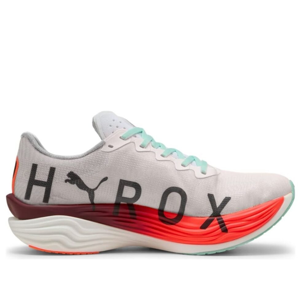 PUMA x HYROX Deviate Nitro Elite 3 'Glowing Red Mint' 312291-01 - Image 2