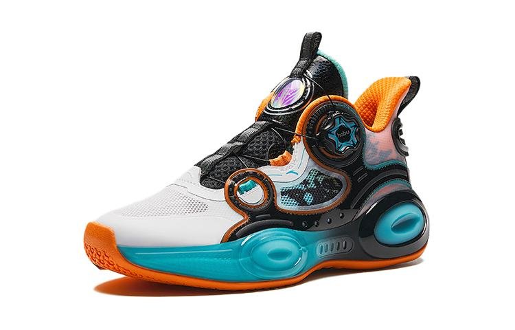 (GS) ANTA Basketball Shoes 'White Blue Orange' 312421120-3 - Image 3