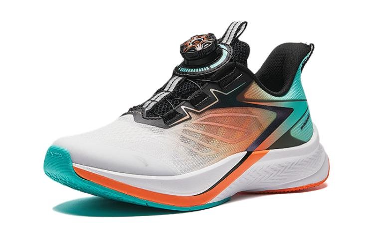 (GS) ANTA Running Series Sneakers 'White Orange Teal' 312425509-3 - Image 2