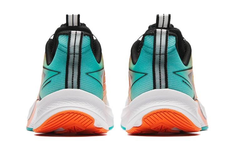 (GS) ANTA Running Series Sneakers 'White Orange Teal' 312425509-3 - Image 4