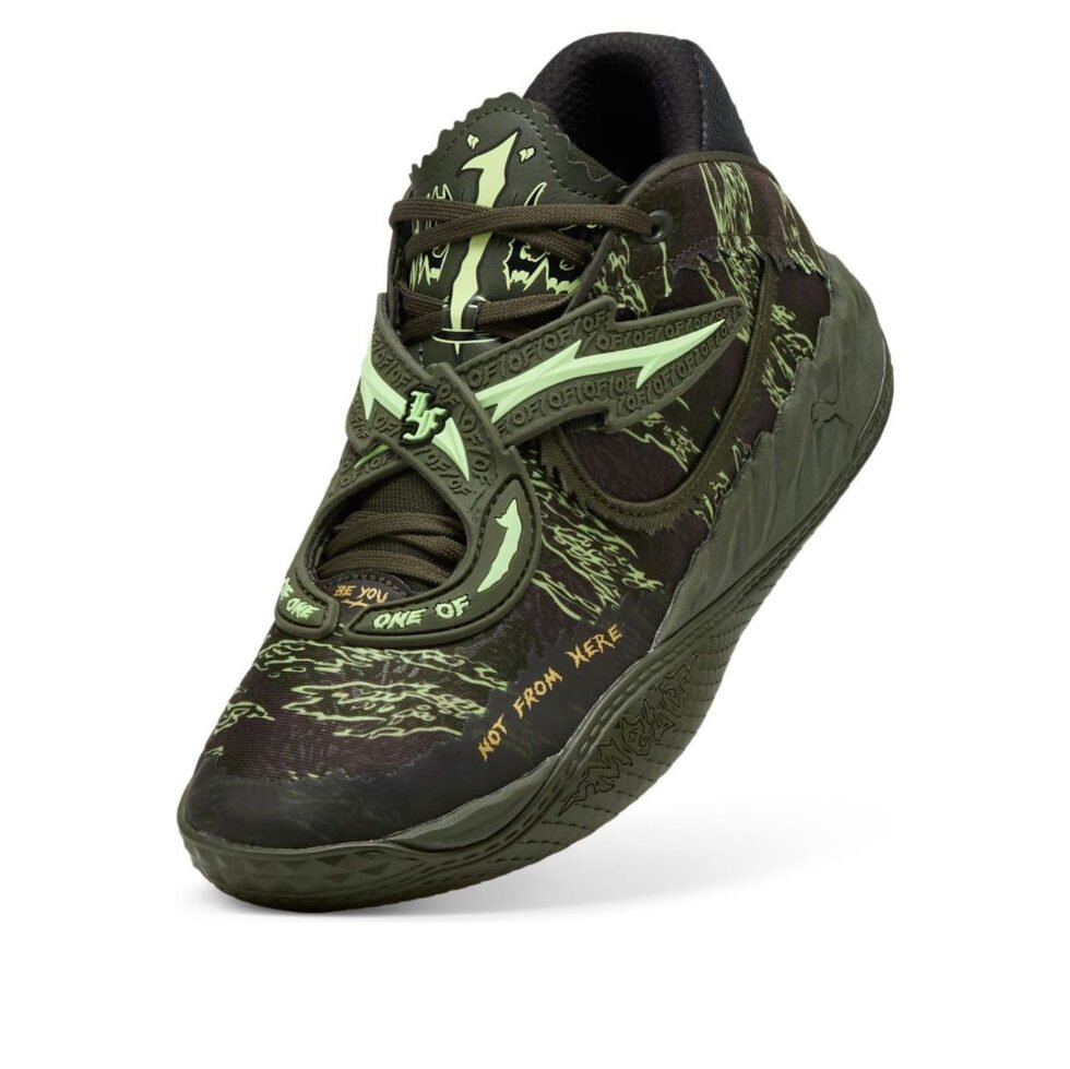 PUMA MB.05 Camo 'Dark Olive Fizzy Light PUMA Black' 312795-01 - Image 3