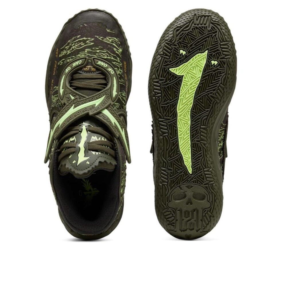 PUMA MB.05 Camo 'Dark Olive Fizzy Light PUMA Black' 312795-01 - Image 4