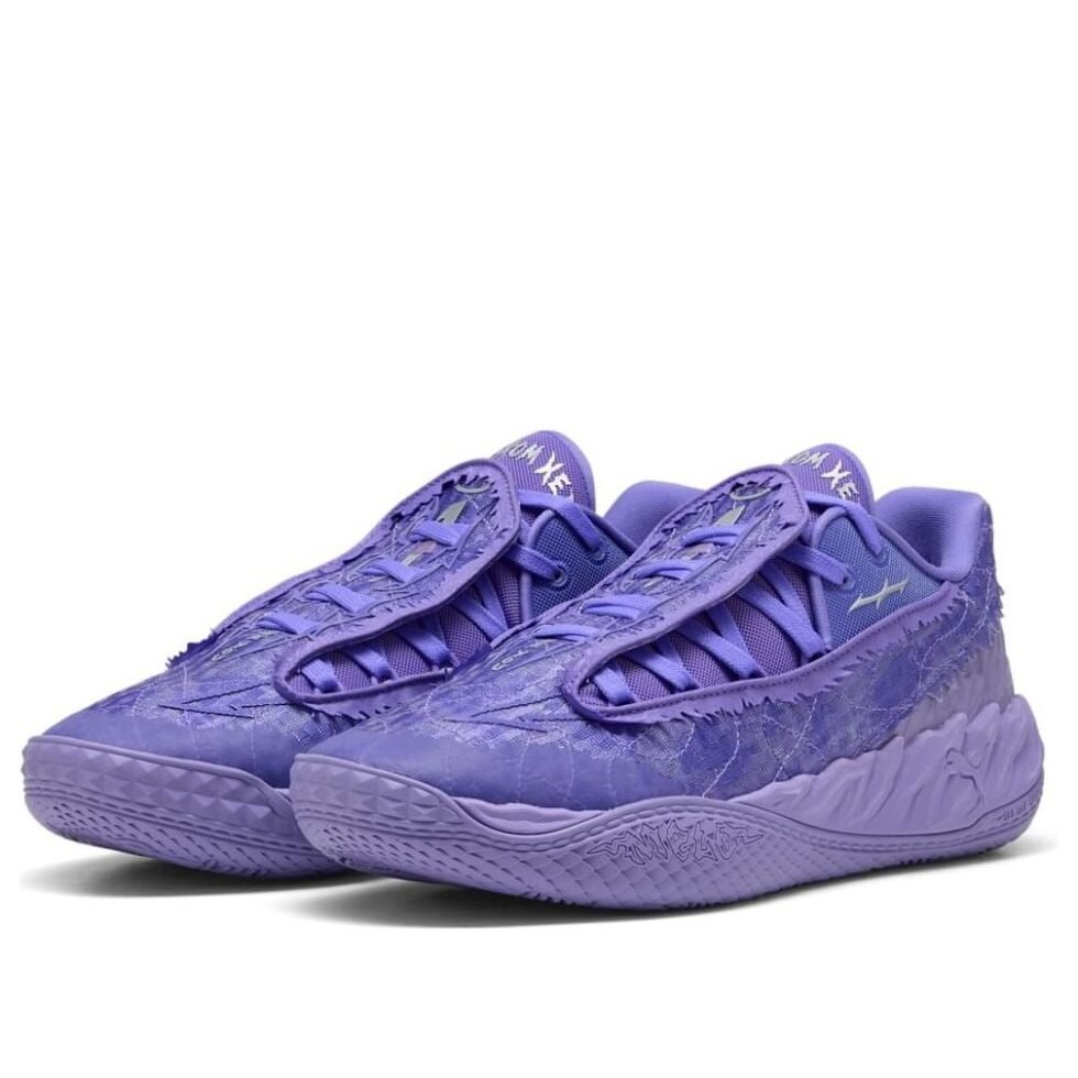 PUMA MB.05 Lo Team 'Lavender Alert Dark Amethyst' 313266-01 - Image 6