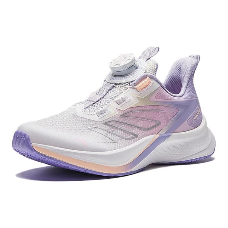 (GS) ANTA Running Series Sneakers 'White Purple Pink' 322425511-3 - Image 2
