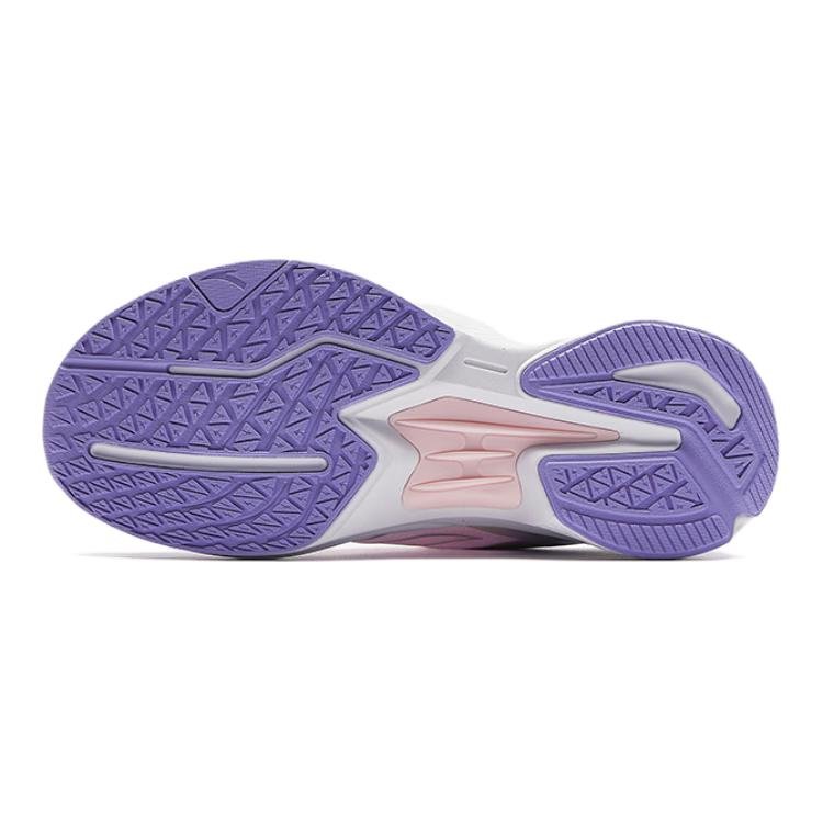 (GS) ANTA Running Series Sneakers 'White Purple Pink' 322425511-3 - Image 5