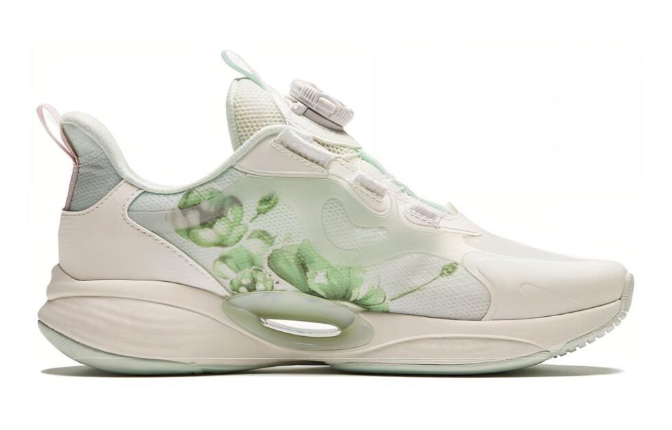 (GS) ANTA Running Series Sneakers 'Beige Green' 322425520-3 - Image 2