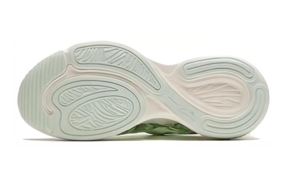 (GS) ANTA Running Series Sneakers 'Beige Green' 322425520-3 - Image 4