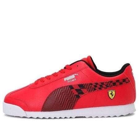 (GS) PUMA Scuderia Ferrari Roma Running Shoes Red/Black/White 339973-05