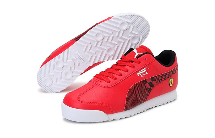 (GS) PUMA Scuderia Ferrari Roma Running Shoes Red/Black/White 339973-05 - Image 5