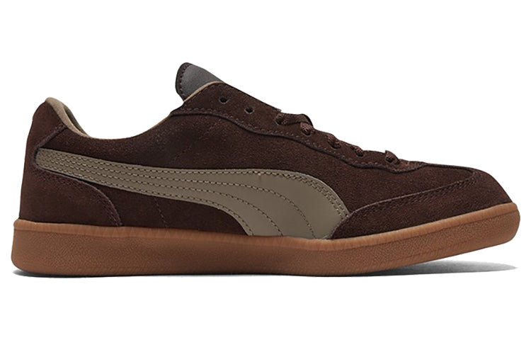 PUMA Liga Suede Low Casual Board Shoes Chocolate Brown 341466-75 - Image 2