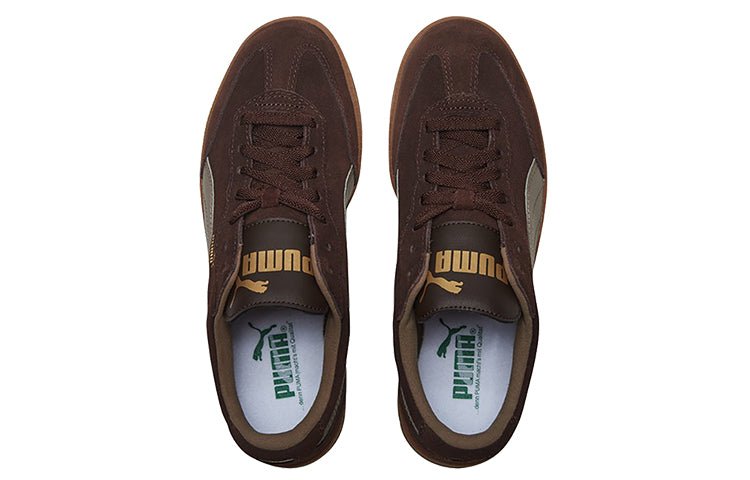 PUMA Liga Suede Low Casual Board Shoes Chocolate Brown 341466-75 - Image 4