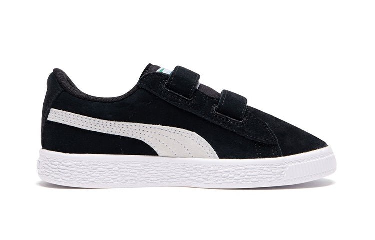 (PS) PUMA Suede 2 Straps 'Black White' 359595-01 - Image 2