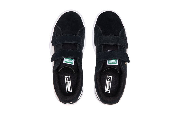 (PS) PUMA Suede 2 Straps 'Black White' 359595-01 - Image 4