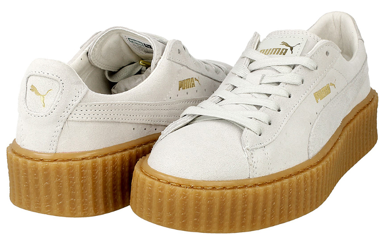 (WMNS) PUMA Fenty x Suede Creepers 'Star White' 361005-06 - Image 3