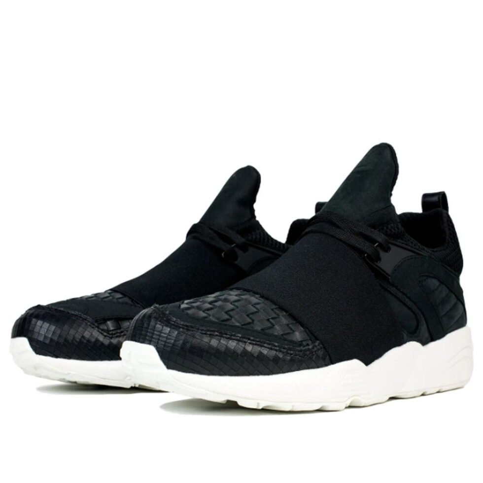 PUMA Bog Strap X Filling Pieces Blaze Of Glory 'Black White' 361042-01 - Image 2