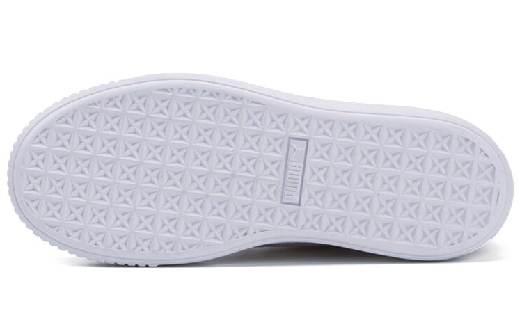 (WMNS) PUMA Suede Platform 'White Gold' 362222-01 - Image 5