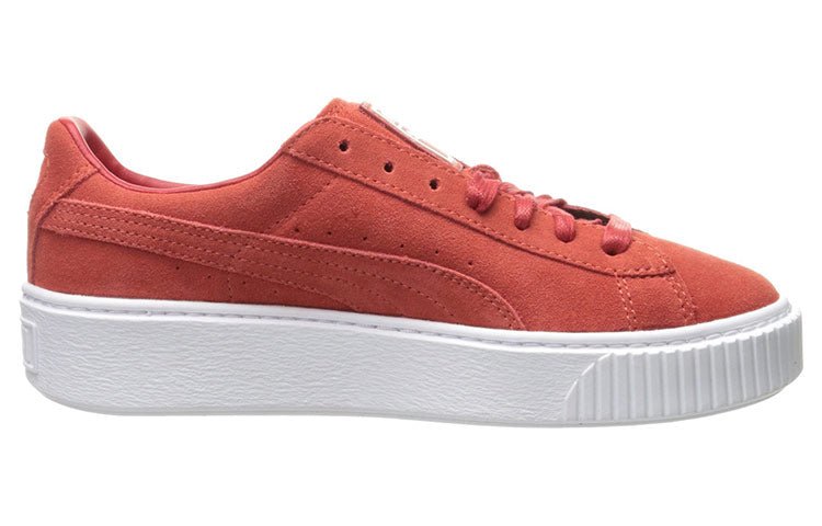 (WMNS) PUMA Suede Platform 'Barbados Cherry' 362223-03 - Image 2