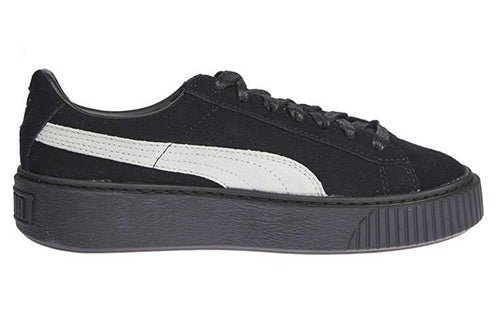 (WMNS) PUMA Suede Platform Core 'Black White' 362223-05 - Image 2