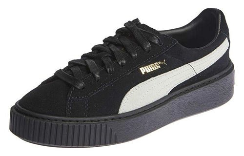 (WMNS) PUMA Suede Platform Core 'Black White' 362223-05 - Image 3