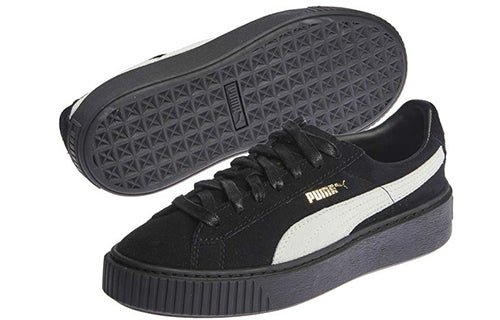 (WMNS) PUMA Suede Platform Core 'Black White' 362223-05 - Image 6