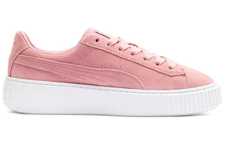 (WMNS) PUMA Suede Platform 'Pink White' 362223-14 - Image 2