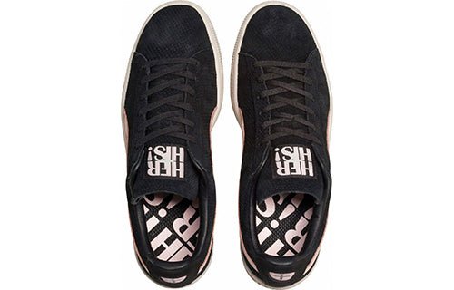 PUMA Suede Valentine His 'Black Pink' 362319-01 - Image 3