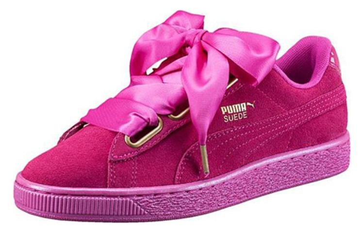PUMA Suede Heart Satin Pink 362714-01 - Image 2