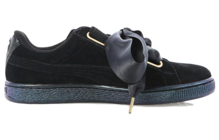 PUMA Suede Heart Satin Black 362714-03 - Image 2