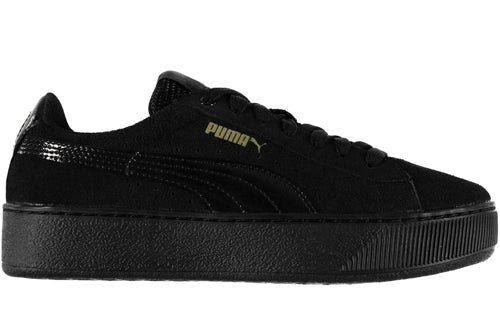 (WMNS) PUMA SUEDE S Vikky Platform - PUMA Black 363287-01 - Image 2