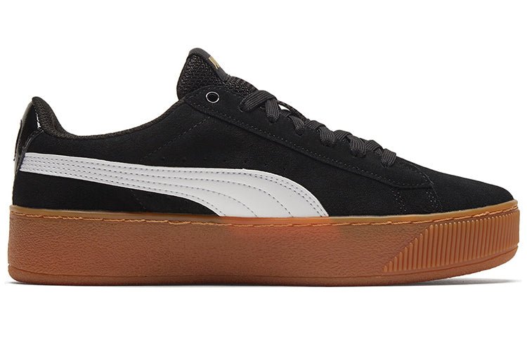 (WMNS) PUMA Vikky Platform 'Black And White' 363287-10 - Image 2