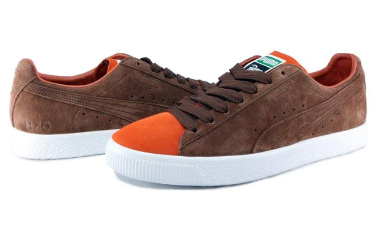 PUMA Clyde Patta Amsterdam 'Brown Orange' 363317-01 - Image 3