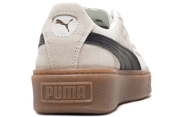 (WMNS) PUMA Suede Platform Core 'Whisper White Black' 363559-01 - Image 5