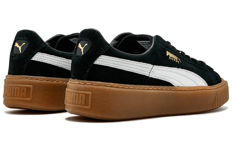 (WMNS) PUMA Suede Platform 'Black Gum' 363559-02 - Image 3