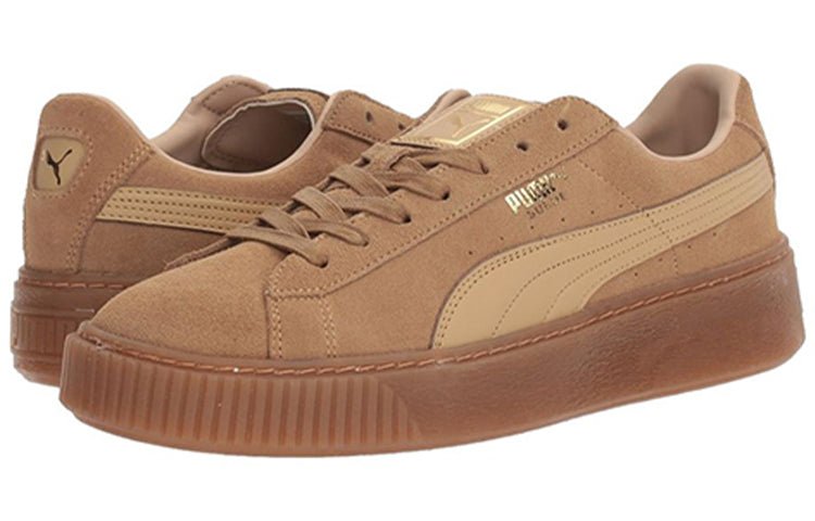 (WMNS) PUMA Suede Platform 'Brown' 363559-03 - Image 3